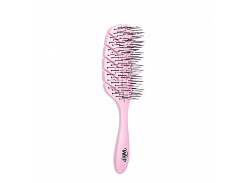 WETBRUSH GO GREEN DETANGLER PINK BIOLOGIŠKAI SUYRANTIS PLAUKŲ ŠEPETYS